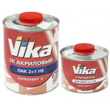Лак VIKA 2+1 HS акриловый 2K (0.85кг+0.43кг)