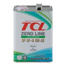 Масло моторное TCL Zero Line SP/GF-6 0w20 синтетика  4л.