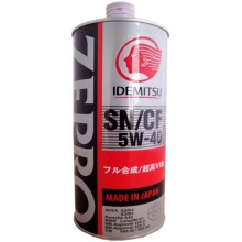 Масло моторное IDEMITSU ZEPRO EURO 5W40 SN/CF 1л. синт.