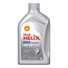 Масло моторное Shell Helix 5W30\1L HX8 (ситн) API SL A3/B4