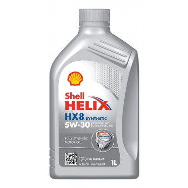 Масло моторное Shell Helix 5W30\1L HX8 (ситн) API SL A3/B4