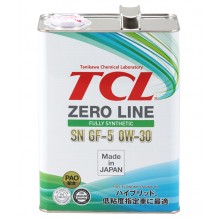 Масло моторное TCL Zero Line SN/GF-5 0w30 синтетика  4л.