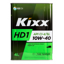 Масло моторное KIXX HD1 CI-4 10W-40 4л. синтетика