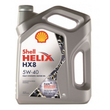 Масло моторное Shell Helix 5W40\4L HX8 A3/B4 (ситн) API SN Plus