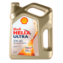 Масло моторное Shell Helix Ultra 5W40\4L (синт)