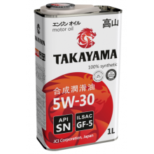 Масло моторное TAKAYMA 5W30 GF5/SN 1л